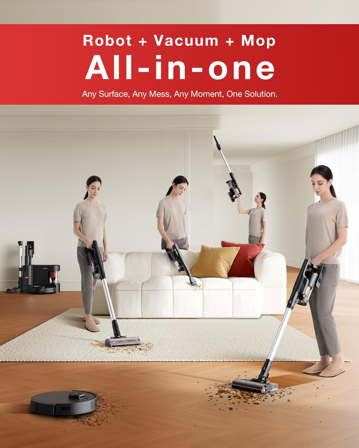 AutoClean X12 – The Ultimate 2-in-1 Smart Vacuum & Mop! 🚀