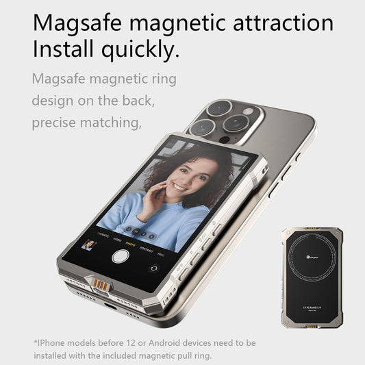 📱 SelfiePro Magnetic Clip-On Monitor