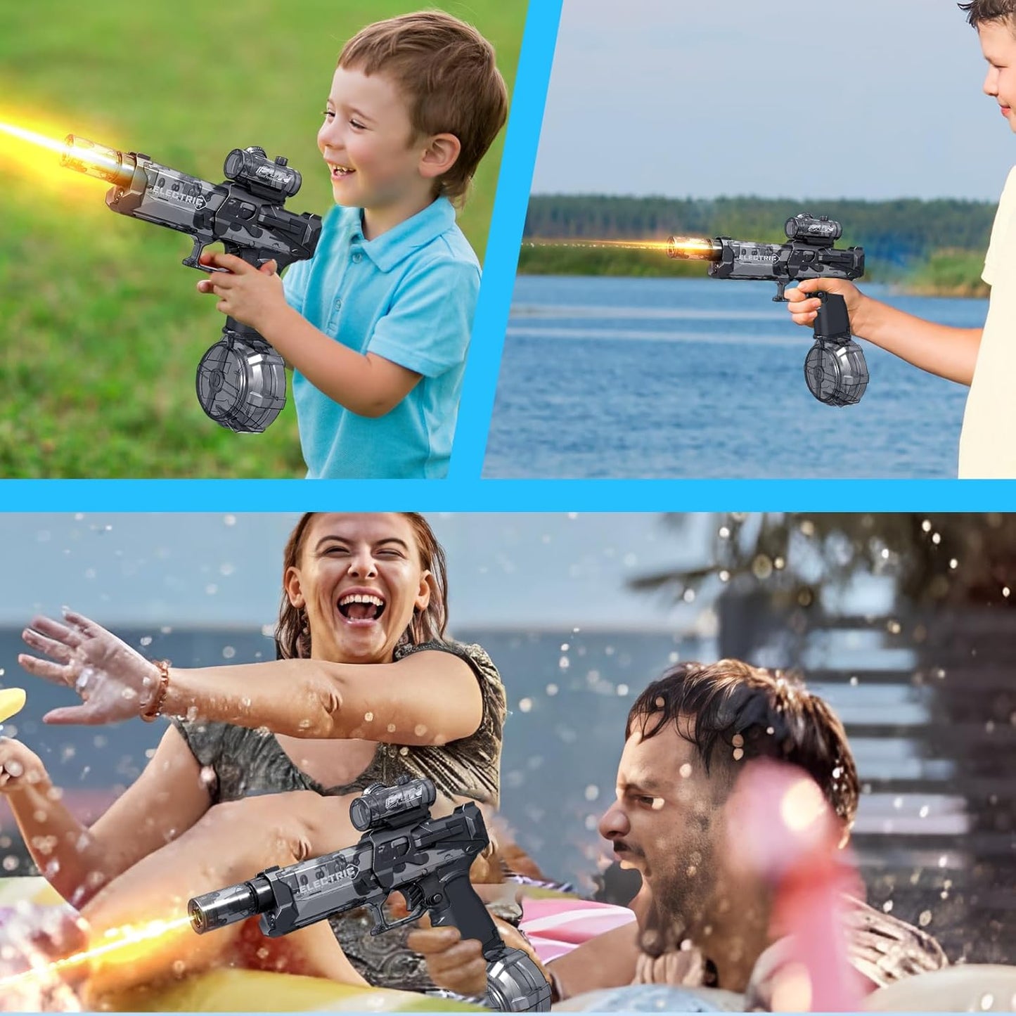 💦 HydroBlaze™ X-Force – The Ultimate Electric Water Blaster for Soaked Showdowns! 🔫🔥