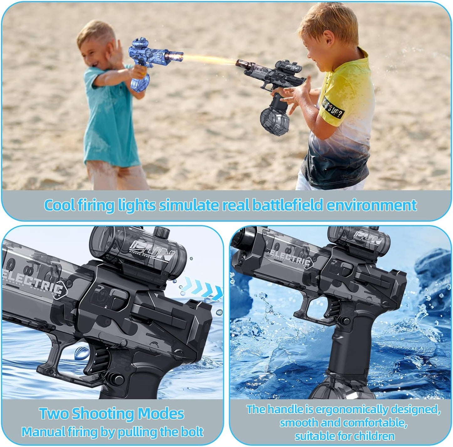 💦 HydroBlaze™ X-Force – The Ultimate Electric Water Blaster for Soaked Showdowns! 🔫🔥