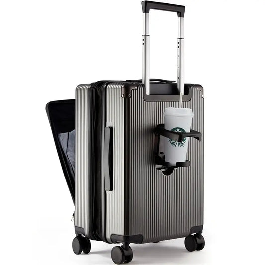 Valléx TravelMate – Suitcase with USB & Front Lid
