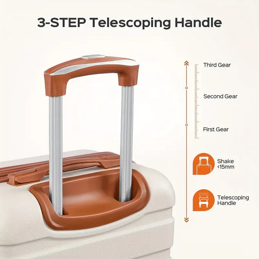 TravelEase 4-Piece Luggage Set