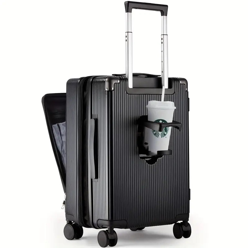 Valléx TravelMate – Suitcase with USB & Front Lid