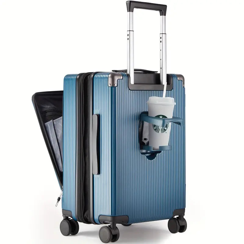 Valléx TravelMate – Suitcase with USB & Front Lid