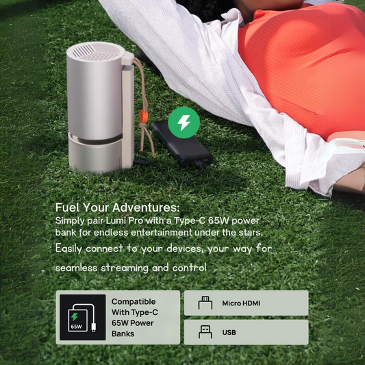 LumiGo Portable Theater Projector