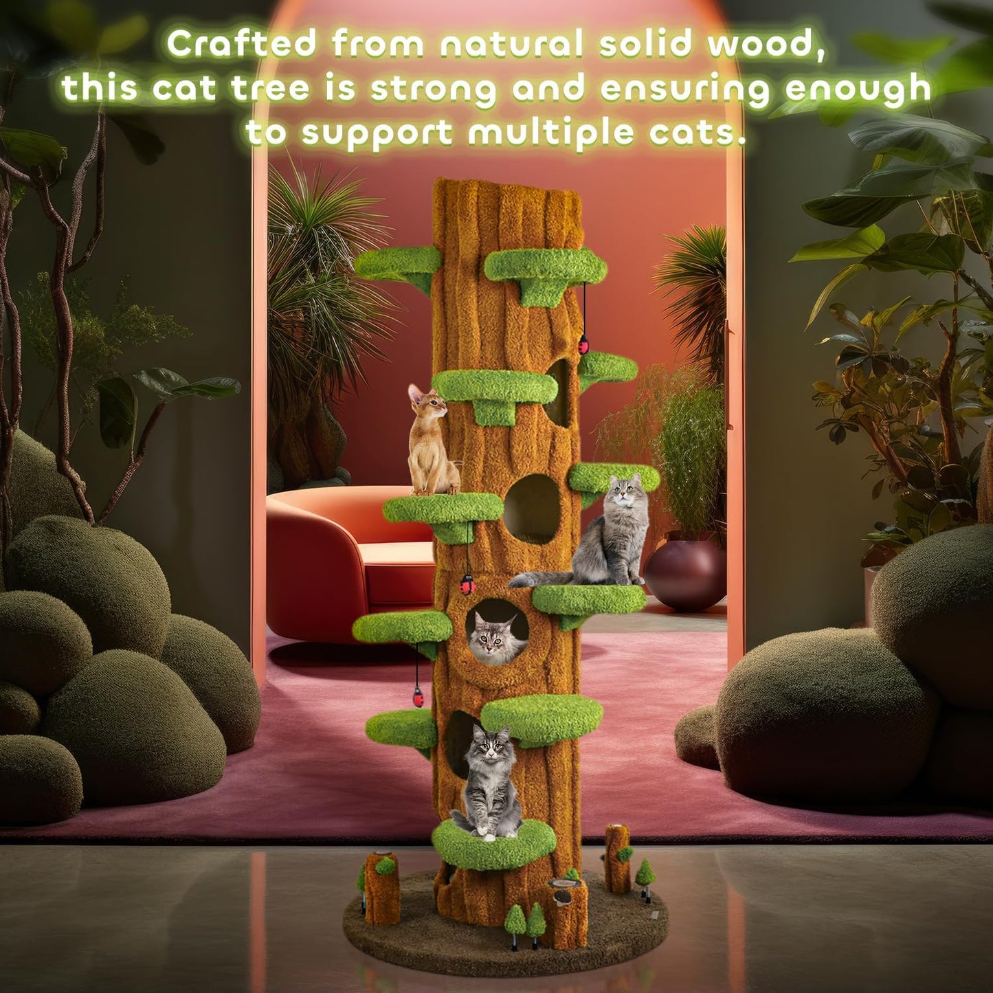 Deluxe Indoor Cat Adventure Tower